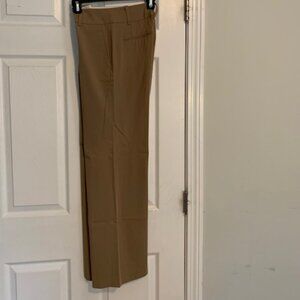 Ann Taylor Seasonless Wide Leg Trousers Khaki size 0